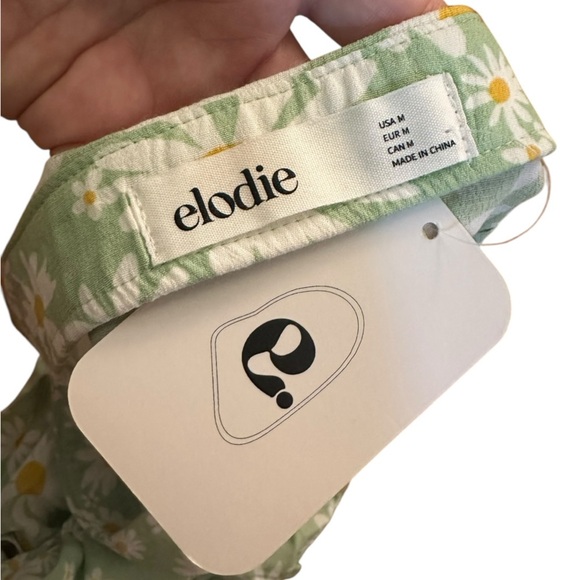 Elodie Floral Green Skirt Medium D - Picture 6 of 6